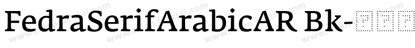 FedraSerifArabicAR Bk字体转换